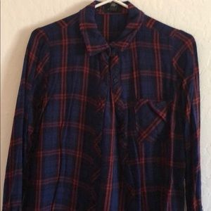 Plaid button up